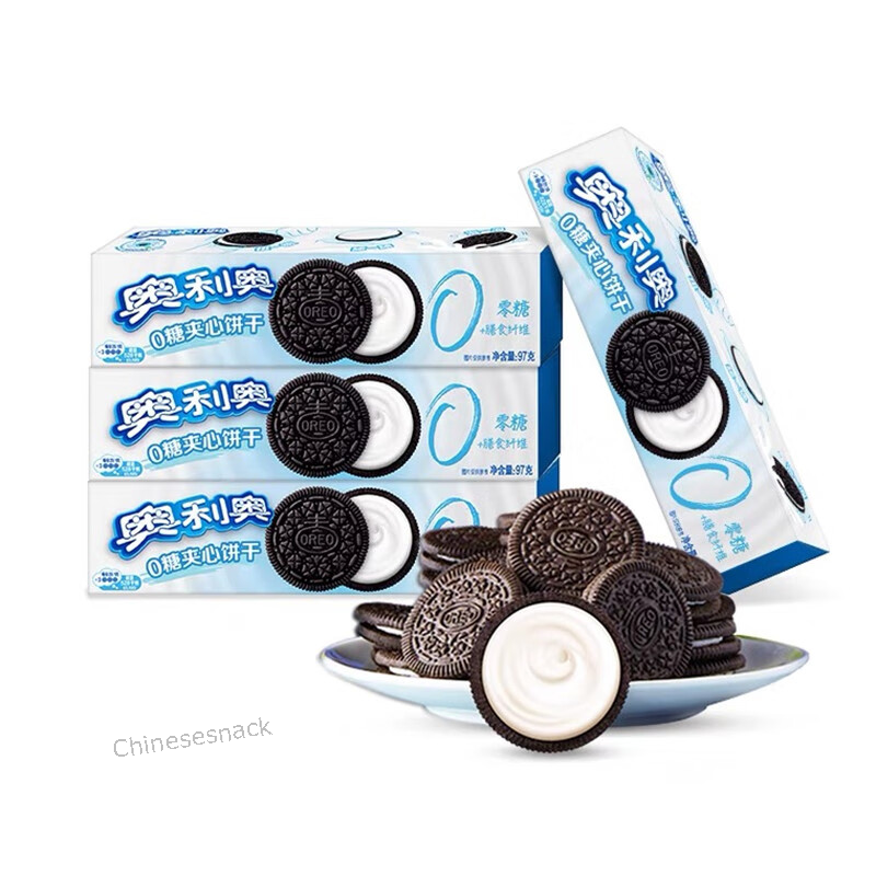 SUGAR FREE Oreo Cookies Biscuits Casual Party Snacks Food Original/Rose 4 Boxes