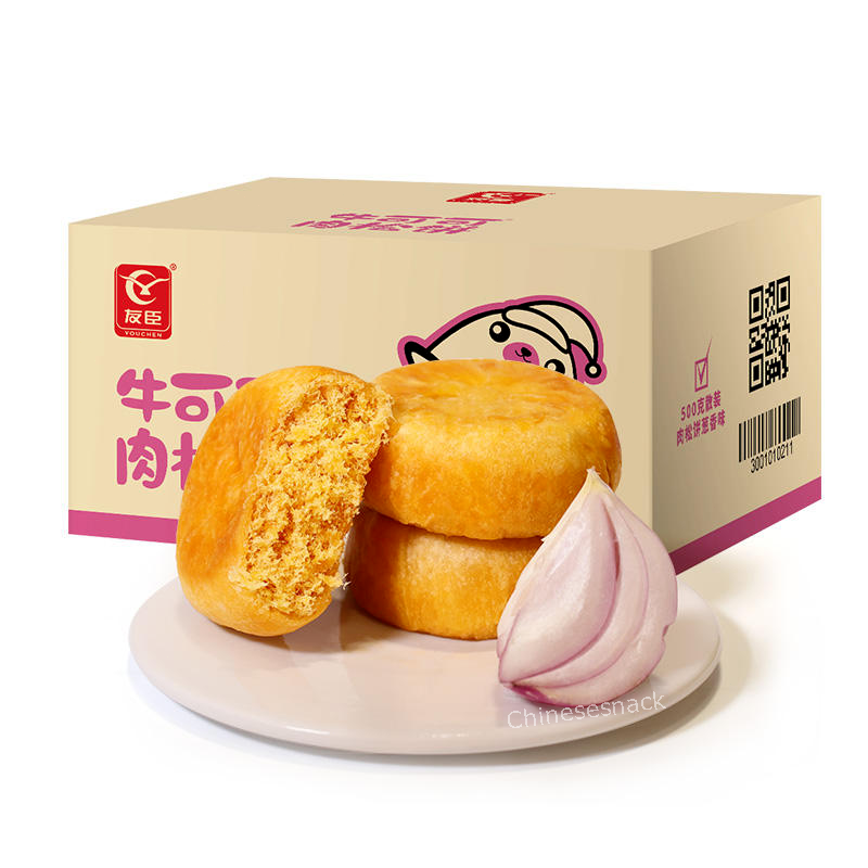 NEW FLAVOR! 500g Youchen ONION Floss Cakes Chinese Snacks 友臣肉松饼葱香味 中国特产