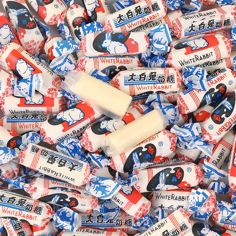 500g White Rabbit Milk Candy in 12 Flavors Snacks Present Gift Party Food