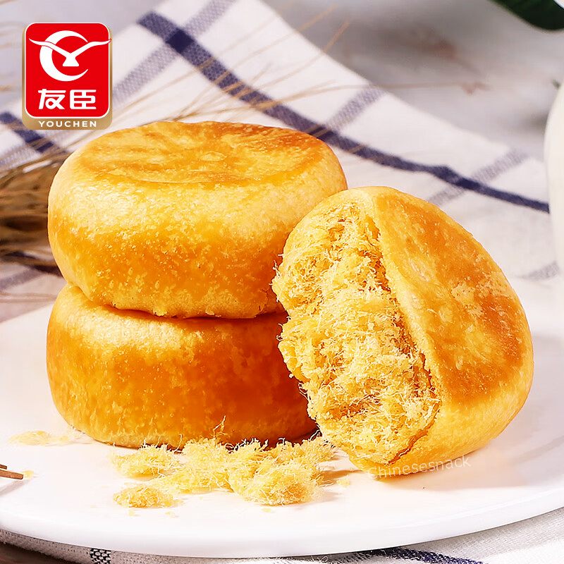NEW! 500g Youchen SPICY Floss Cakes Chinese Specialty Snacks 友臣肉松饼香辣味 中国特产