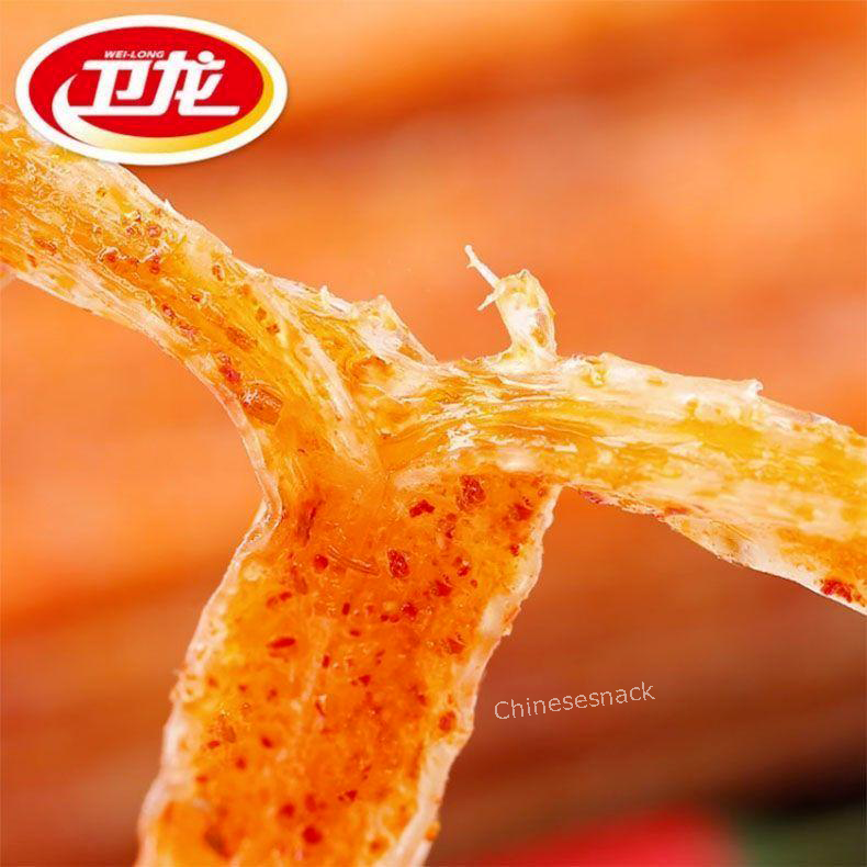 5 Bags WEILONG CLASSIC LATIAO Hotstrips Hot Strips Chinese Spicy Snacks 卫龙辣条