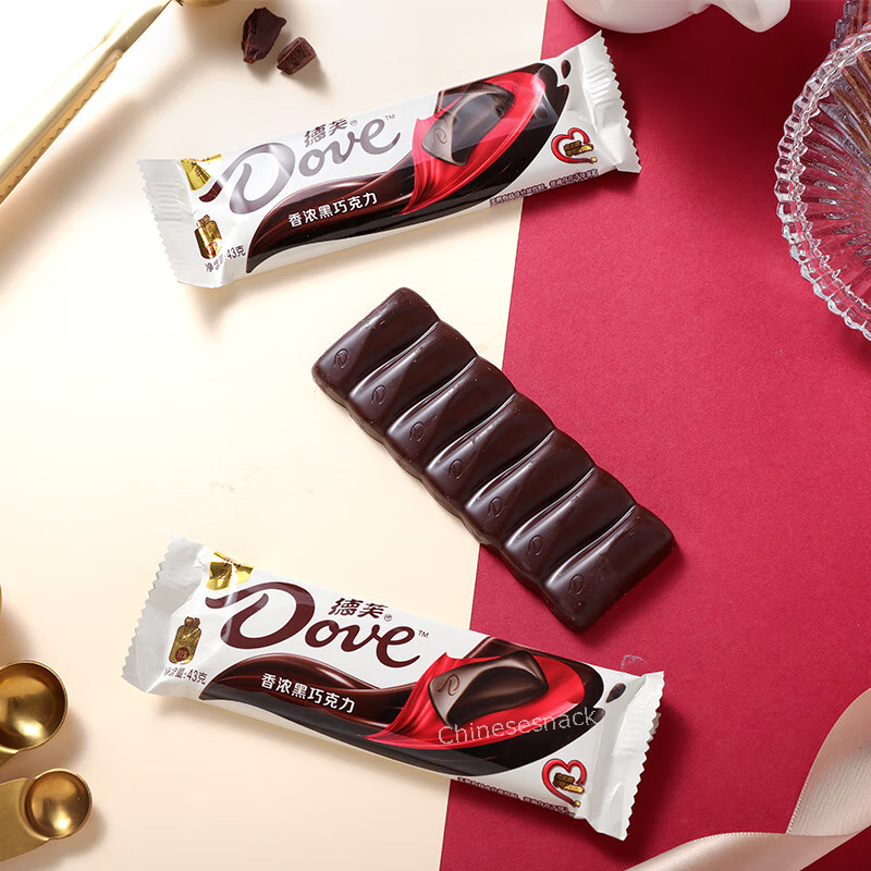12 Bars x 43g Dove Dark Chocolate Candy Bars Birthday Casual Party Present