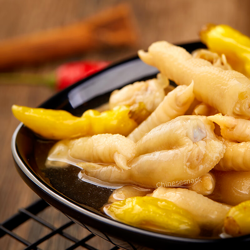 500g MIXED Flavors Youyou Pickled Chicken Feet Chinese Spicy Snacks 有友迷你泡椒凤爪混合味