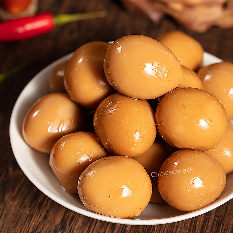 Jinzai Pickled Quail Eggs Snacks Chinese Snacks Ready to Eat 劲仔小蛋圆圆爆汁鹌鹑蛋