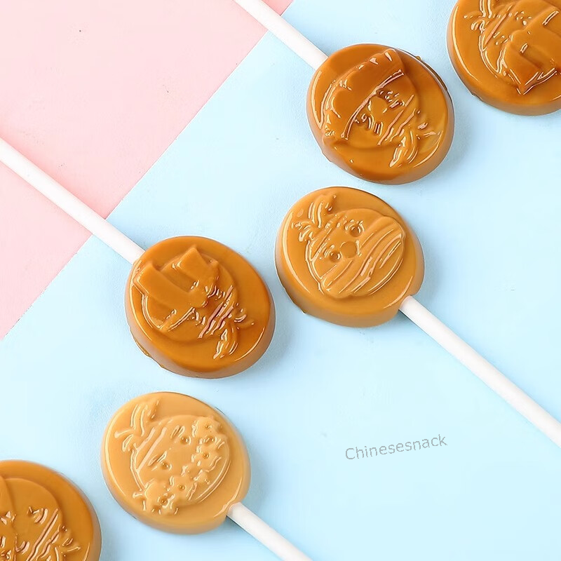 Chunguang Cute Coconut Lollipop Candy Hard Candy Chinese Snacks 春光小椰子棒棒糖