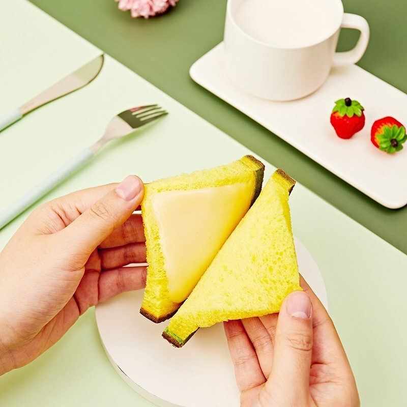 8 Pieces a1 Hami Melon Cantaloupe Shaped Colored Flavored Breads Toasts Gift Present