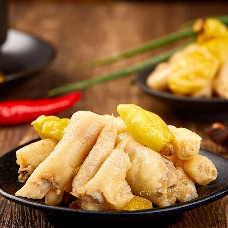 500g MIXED Flavors Youyou Pickled Chicken Feet Chinese Spicy Snacks 有友迷你泡椒凤爪混合味