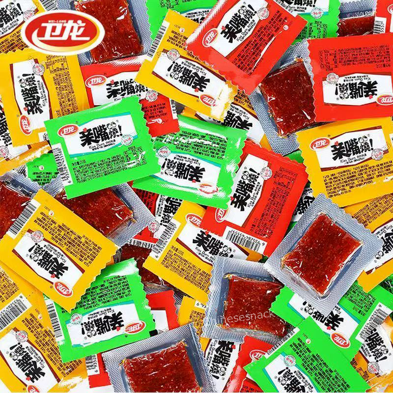 500g WEILONG Qinzuishao Kiss Burn Hot Slices Hotstrips Mixed Flavors 卫龙亲嘴烧混合口味