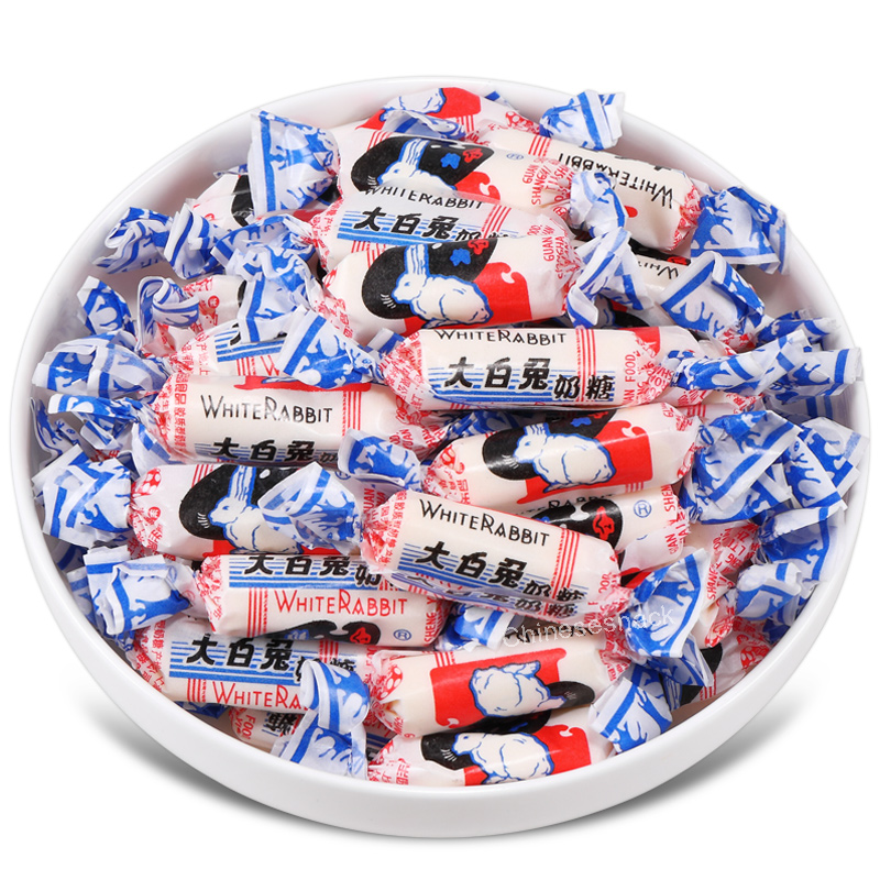 500g White Rabbit Milk Candy in 12 Flavors Snacks Present Gift Party Food