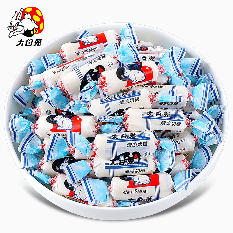 500g White Rabbit Milk Candy in 12 Flavors Snacks Present Gift Party Food