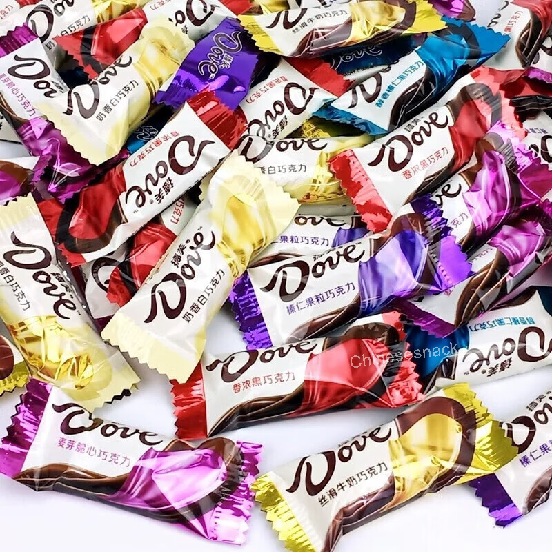 500g (About 80 Pieces) Dove Chocolate Assorted Flavors Party Size Candy Snacks