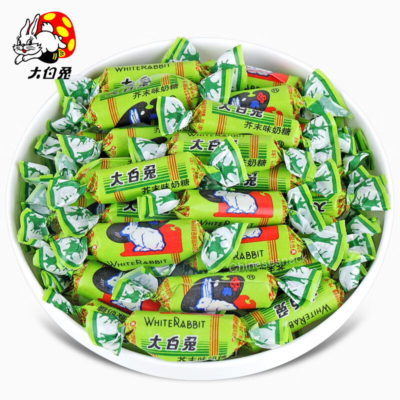500g White Rabbit Milk Candy in 12 Flavors Snacks Present Gift Party Food