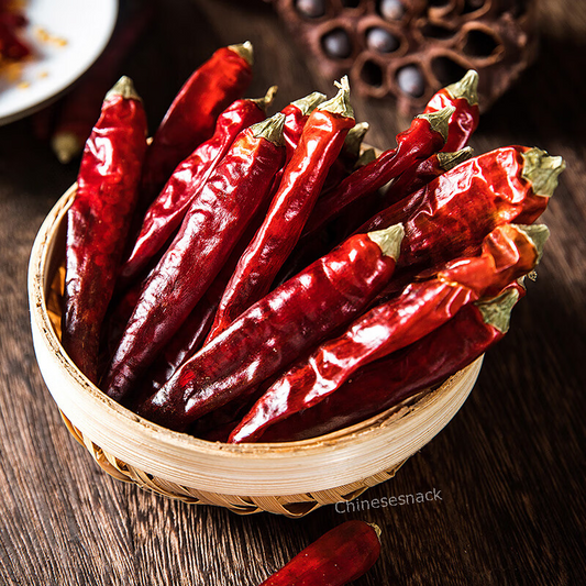 500g Chinese Dried RED Chili Dry Chilli Peppers for Hot Pot Boiled Fish 中国干红辣椒