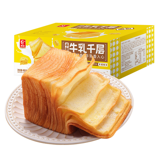 480g Youchen Milk Thousand-Layer Toasts Snacks