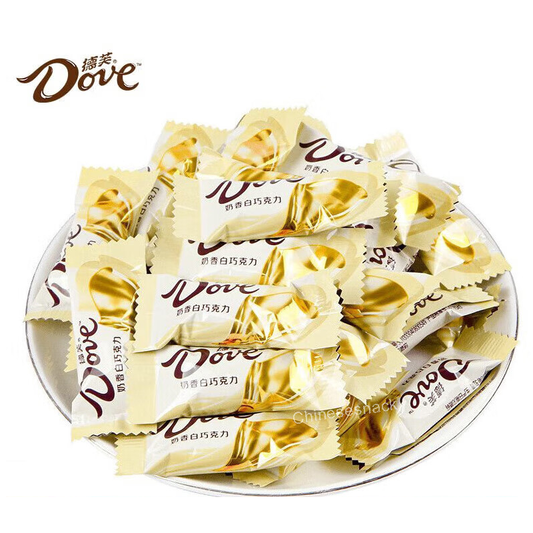 500g (About 80 Pieces) Dove Creamy White Chocolate Candy Party Holiday Snacks