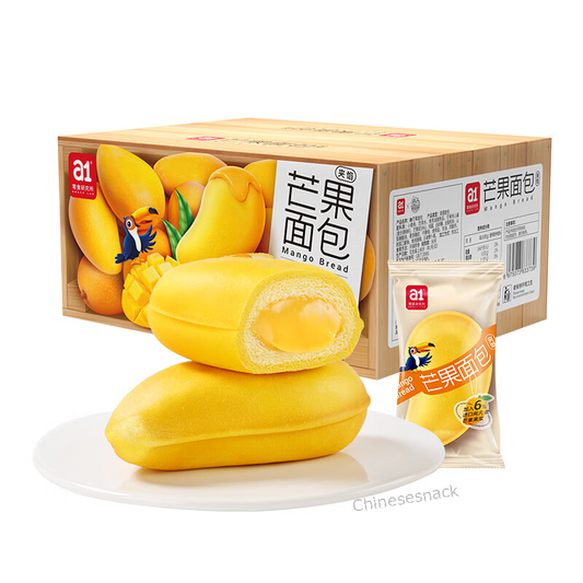 14 Pieces a1 Mango-Flavored Toasts in Mango Forms