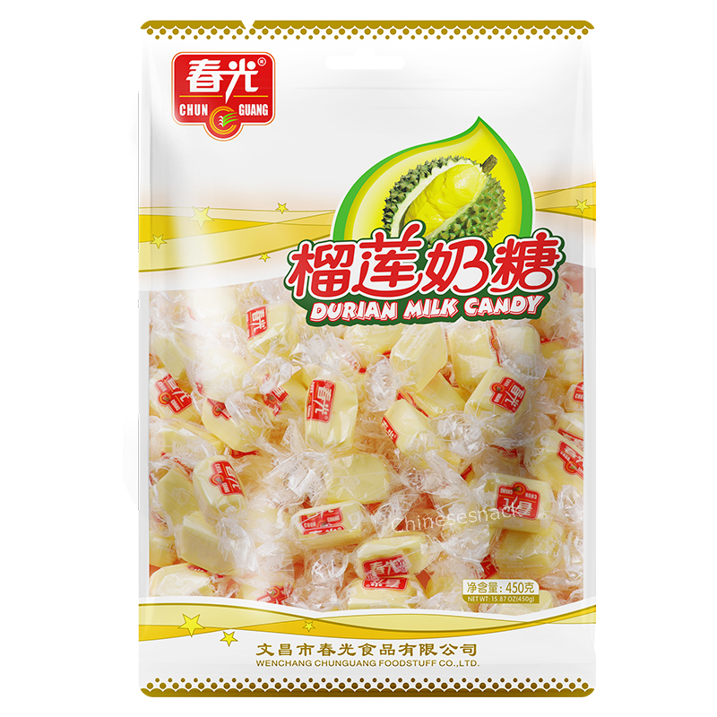 Chunguang Durian Milk Candy Snacks Gift Present