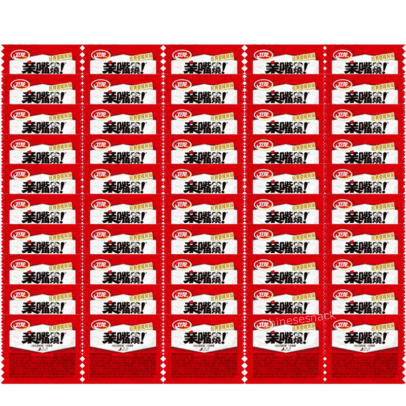 500g WEILONG Qinzuishao Kiss Burn Hot Slices Hotstrips Spicy Snack 卫龙亲嘴烧经典香辣风味