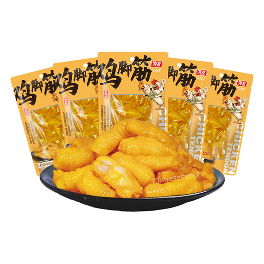 8 x 50g Youyou Chicken Feet Salt Baked Chicken Tendon Gristle Snacks 有友盐焗味鸡脚筋