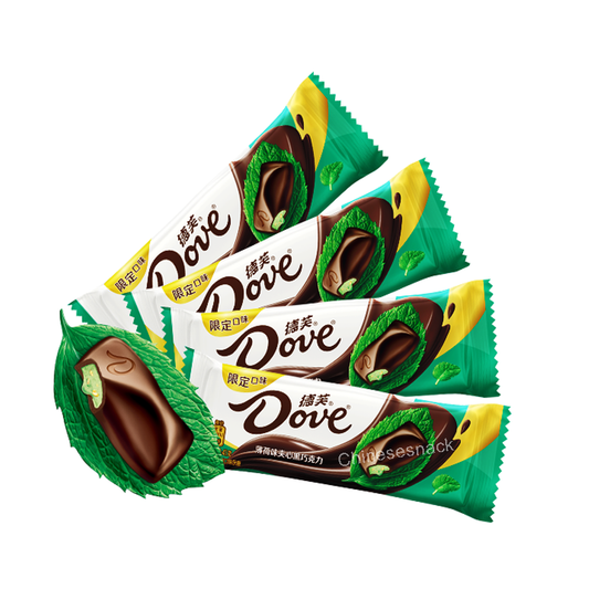41g x 4 Bars Dove Dark Chocolate with Mint Filling Snack Candy Gift