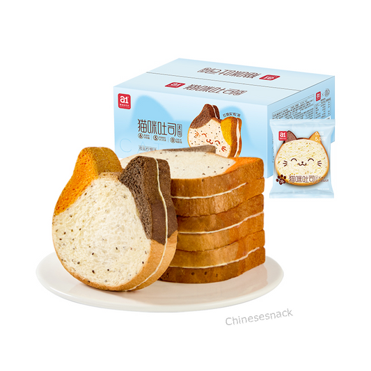 360g a1 Cat Shaped Breads Toasts Sea Salt Lemon Flavor Kid's Cute Gift Present