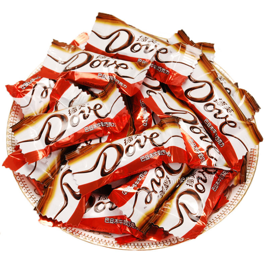 500g (About 80 Pieces) Dove Almond Milk Chocolate Candy Snacks