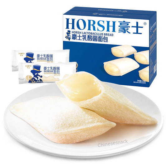 420g Horsh Lactobacillus Breads Yogurt Sandwiched Cakes Pocketable Snack Food