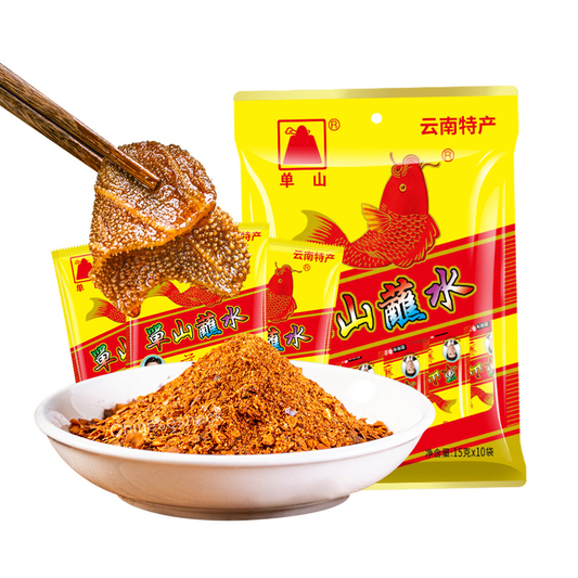 15g x 10 Bags Danshan Classic Mild Spicy Chili Dipping Powder Multi-Purpose Use