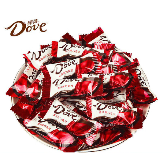 500g (About 80 Pieces) Dove Rich Dark Chocolate Candy Party Holiday Snacks