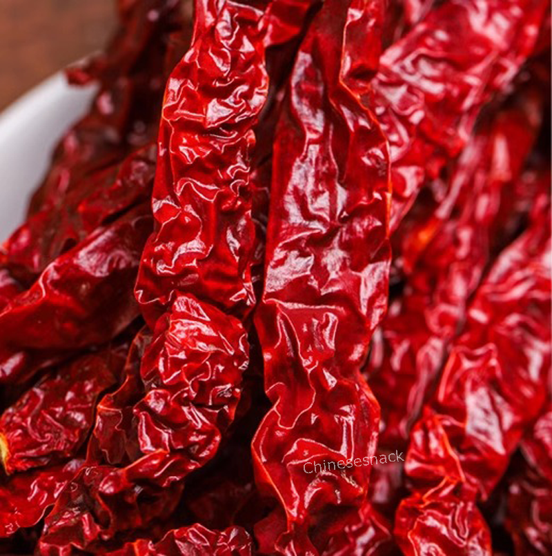 500g China Szechuan Dried Chili Dry Chilli Peppers Sichuan Red Chili 中国四川干红辣椒二荆条
