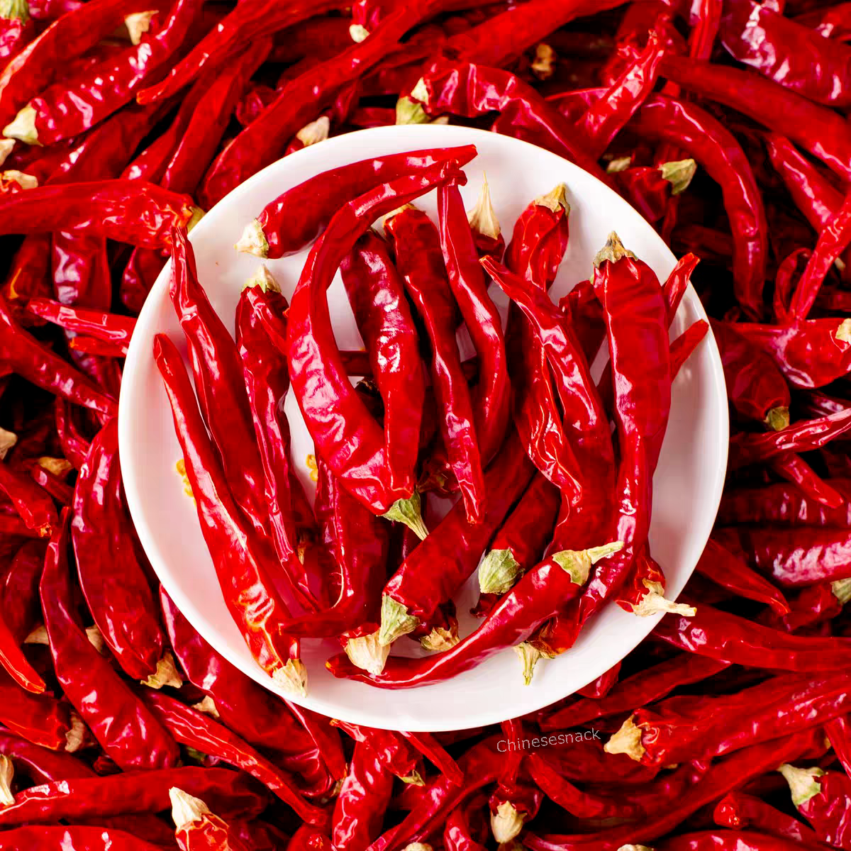 500g China Dried Chili Dry Chilli Peppers Red Chili Chinese Spices 中国干红辣椒朝天椒小米辣