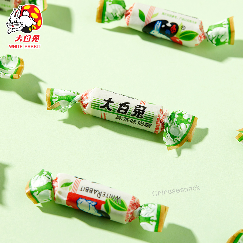 58g White Rabbit Matcha-Flavored Milk Candy Green Tea Creamy Candies Chewy Bites