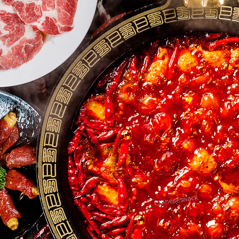 200g x 3 Chinese Spicy Hot Pot Soup Base Hotpot Food Specialty 桥头麻辣火锅底料中国特产