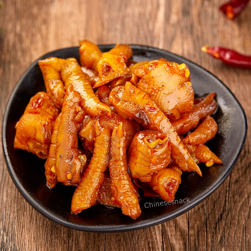 5 Youyou Chinese Spicy Chicken Feet Snacks Chinese Spicy Snacks 有友泡椒凤爪椒香味 中国特产