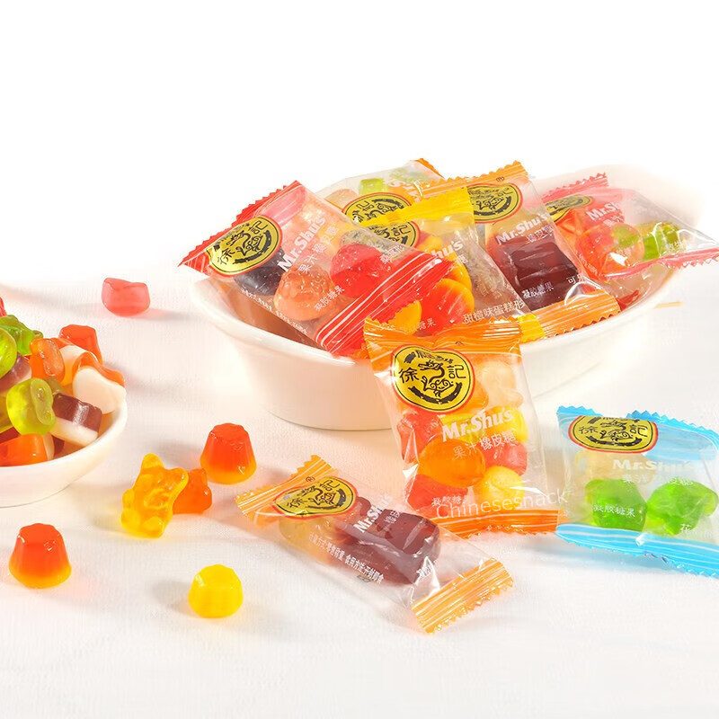 500g Cute Soft Candy with Mixed Flavors Dessert Sweet Snacks Candies for Kids