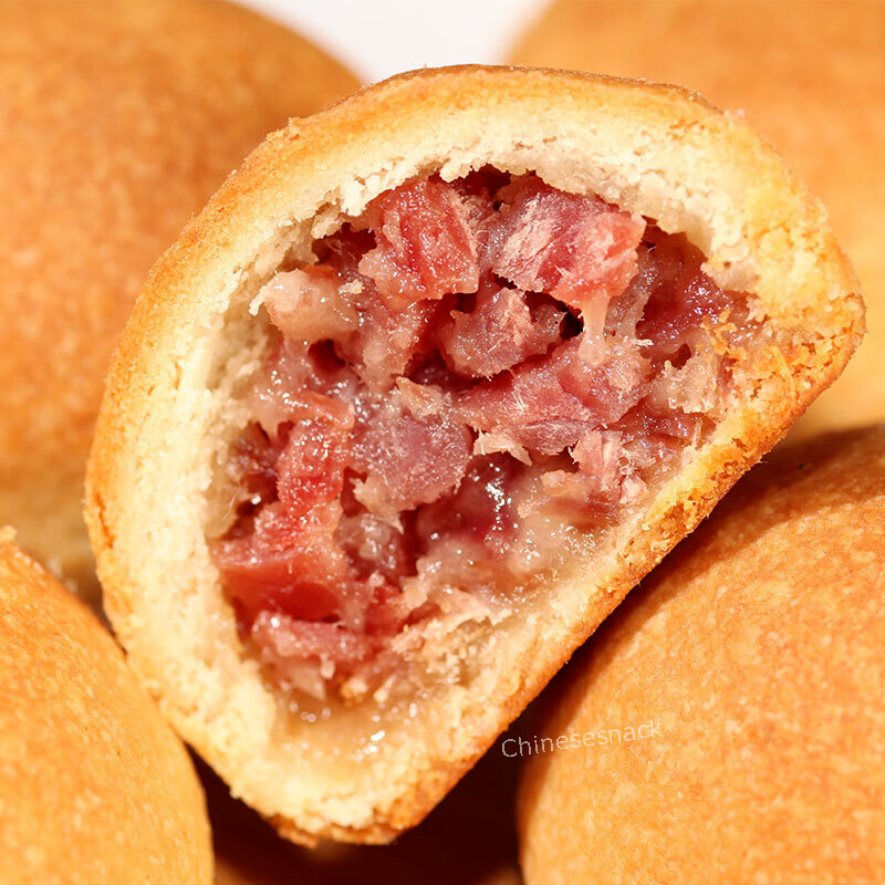 6 Pieces Panxiangji Xuanwei Ham Moon Cakes Chinese Sausages Mooncakes 潘祥记云腿月饼