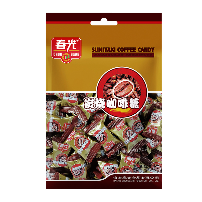 228g x 3 Chunguang Sumiyaki Coffee Candy Casual Snacks Candies 春光炭烧咖啡糖