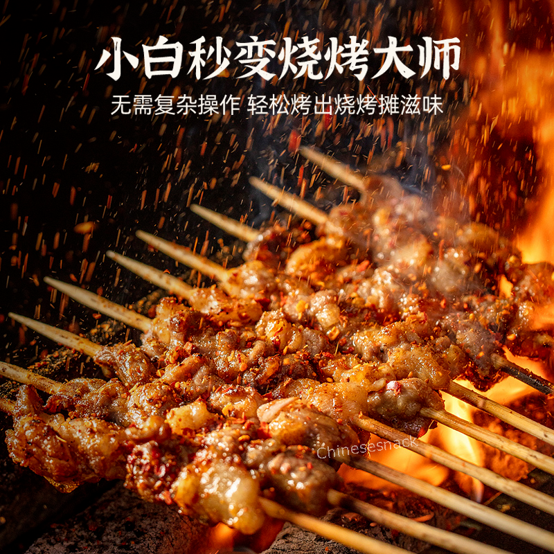 40g x 5 Chinese Red Chili Powder for Barbeque Spices BBQ Hot Sauce 桥头烧烤调料干碟辣椒面烧烤