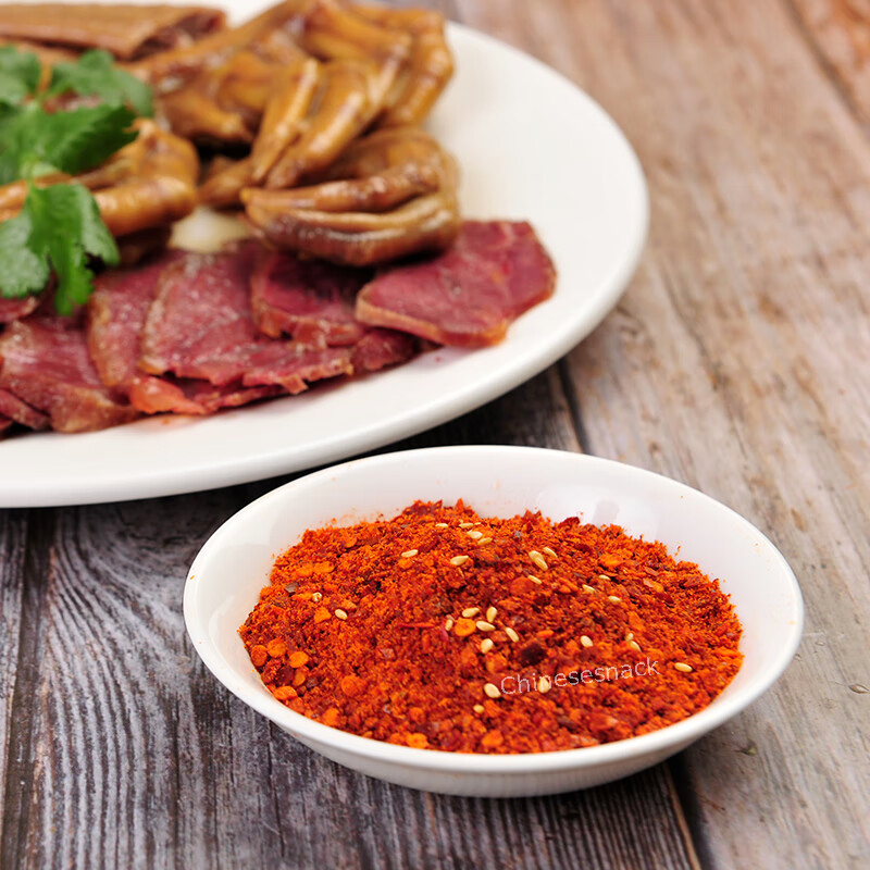 10g x 10 Chinese Red Chili Powder for Barbeque Hot Pot etc. 桥头香辣蘸料干碟辣椒面烧烤火锅烤肉调料