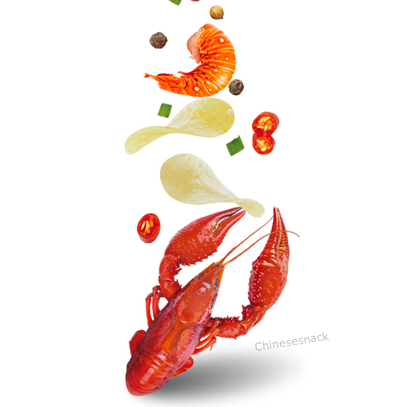 3 Bags Lays Crayfish Lay's Potato Chips SPICY CRAYFISH FLAVOR Lays Crispy Snacks