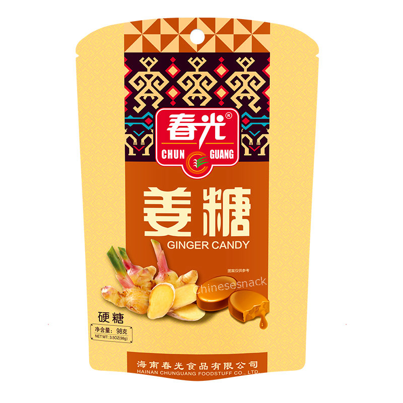 98g x 3 Chunguang Ginger Candy Hard Candies 春光姜糖中国特产