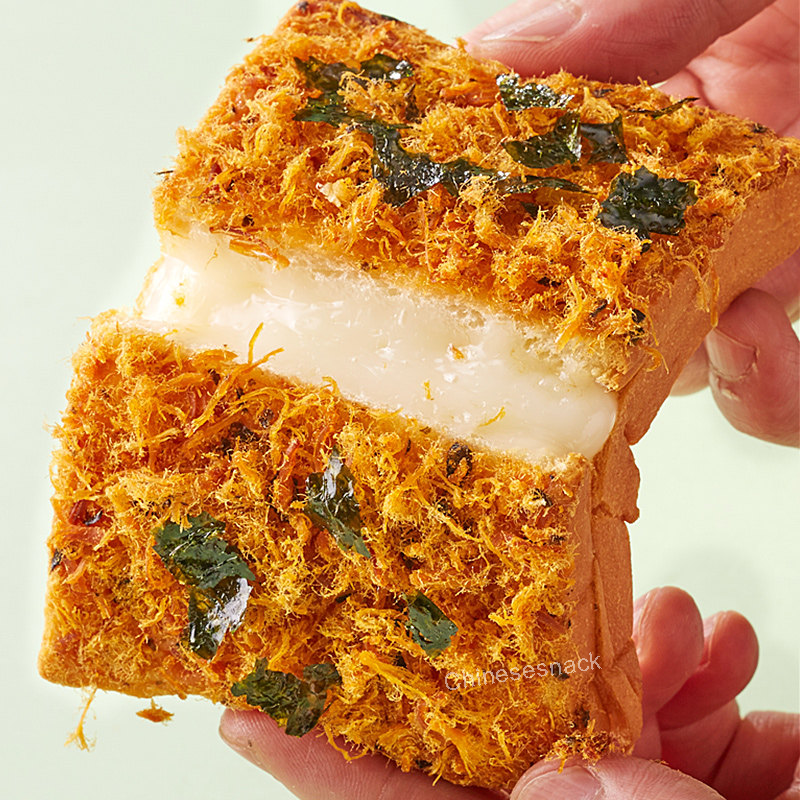 600g Bibizan Seaweed Floss Toast Breads Snacks Umami Morning Starter