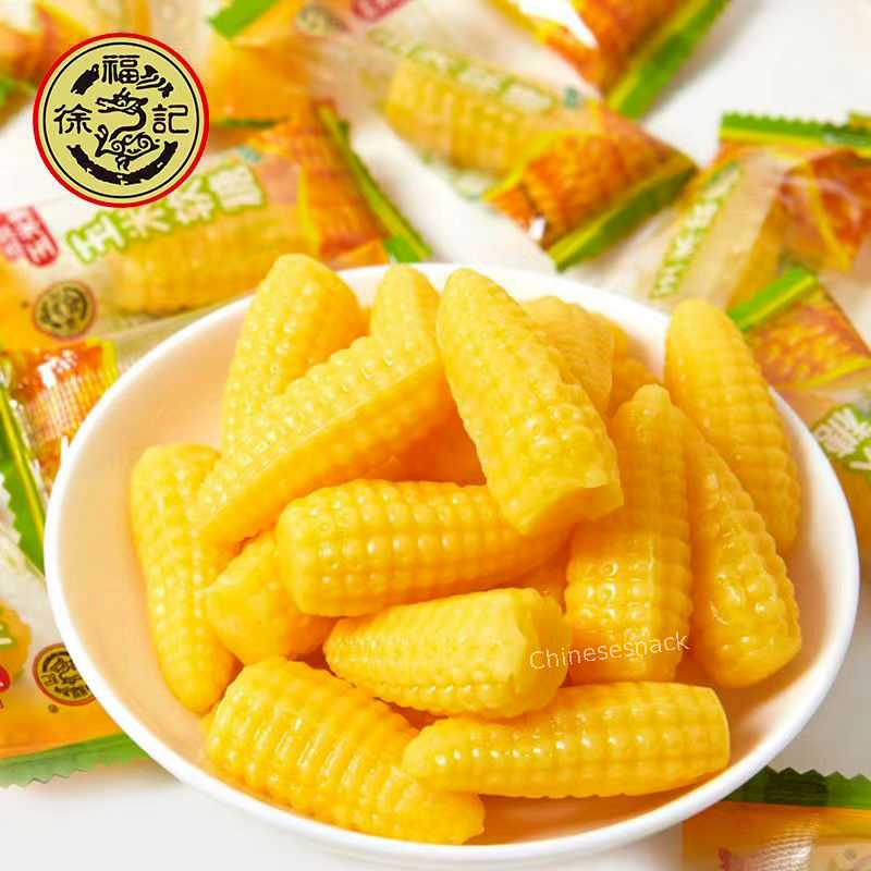 500g Cute Mini Corn Shaped Soft Candy with Mixed Flavors Dessert Sweet Snacks