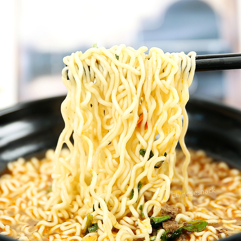 5 Bags Kangshifu Chinese Instant Noodles Spiced Beef Noodle Ramen 康师傅卤香牛肉面