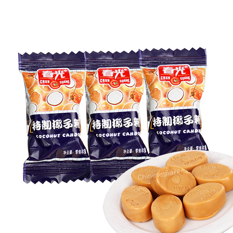 228g x 3 Chunguang Coconut Candy Hard Candy Chinese Specialty Snacks 春光特制椰子糖
