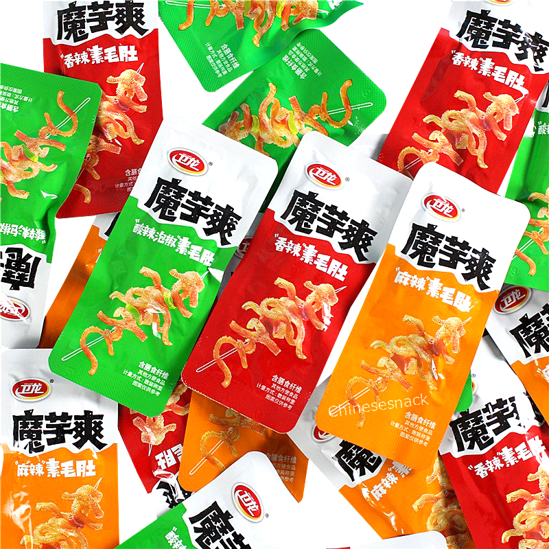 500g (about 29 small bags) Moyu Weilong Snacks 3 Flavors Mixed 卫龙魔芋爽混合口味