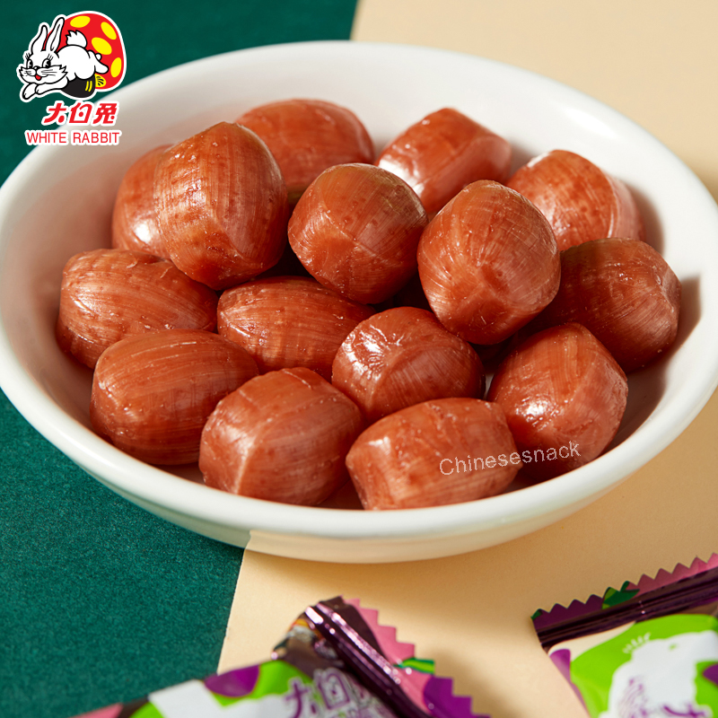 58g White Rabbit Classic Creamy Preserved Plum Candy Cream Prune Drops Snacks