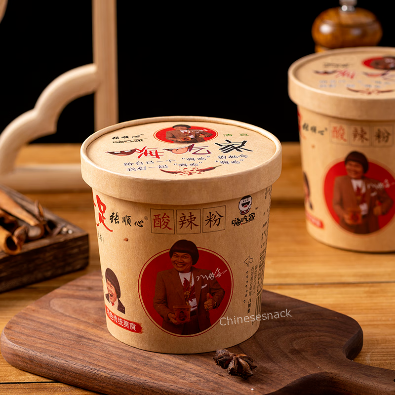 136g x 6 Bowls Chinese Haichijia Hot and Sour Instant Cup Rice Noodles 嗨吃家酸辣粉