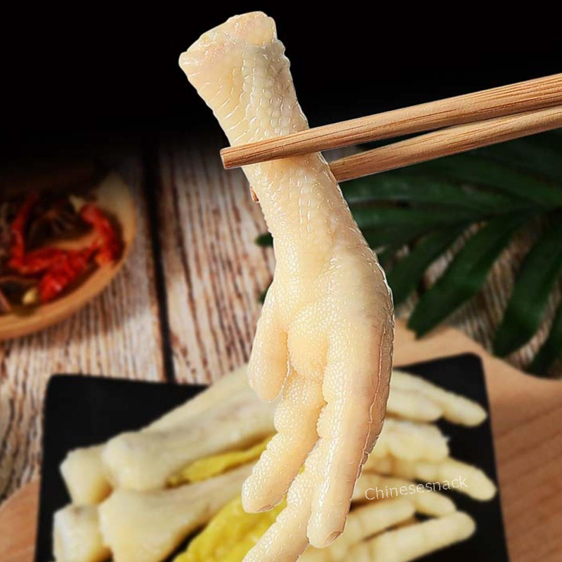 20 Pieces WHOLE PIECE Youyou Chinese Pickled Pepper Chicken Feet Snacks 有友整只泡椒凤爪