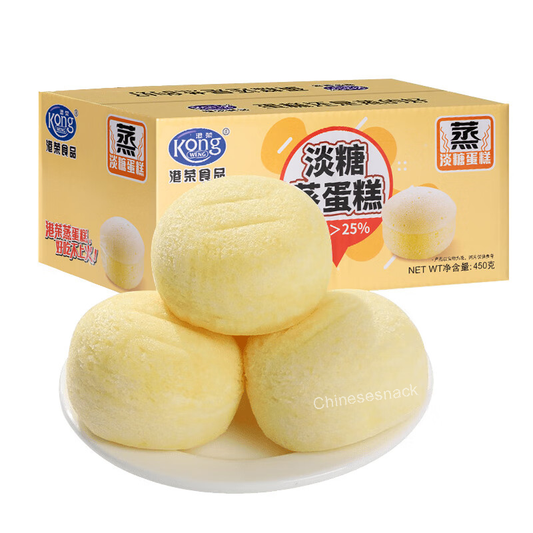 450g Kong Weng Light-Sugar Steamed Cakes Breads Snacks Food